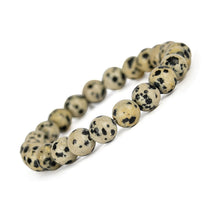 Load image into Gallery viewer, Dalmatian Jasper Bracelet - Helps in Joy, Positivity, and Emotional Balance - Suitable for Unisex
