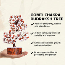 Load image into Gallery viewer, Wealth, Abundance &amp; Prosperity: Natural &amp; Original Gomti Chakra Crystal Tree | Showpiece for Home, Office, Table
