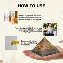 Load image into Gallery viewer, Wealth, Prosperity &amp; Abundance: Original Money Magnet Orgone Pyramid | Gift for Home Décor
