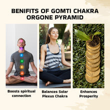 Load image into Gallery viewer, Original Gomti Chakra Orgone pyramid | Reiki Healing Product &amp; Vastu Expert | Gift Decorative Showpiece
