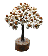 Load image into Gallery viewer, Gomati Chakra with Rudraksha Tree - Gomati Chakra Original, Gomti Chakra - Home Decor Showpiece, Good Luck, Positive Energy -100 Beads
