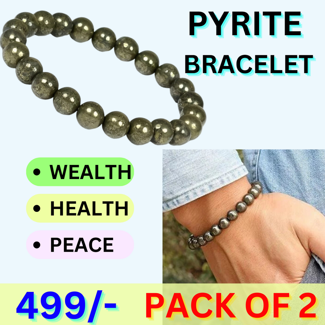Pyrite bracelet|money attraction bracelet |For Wealth and abundance